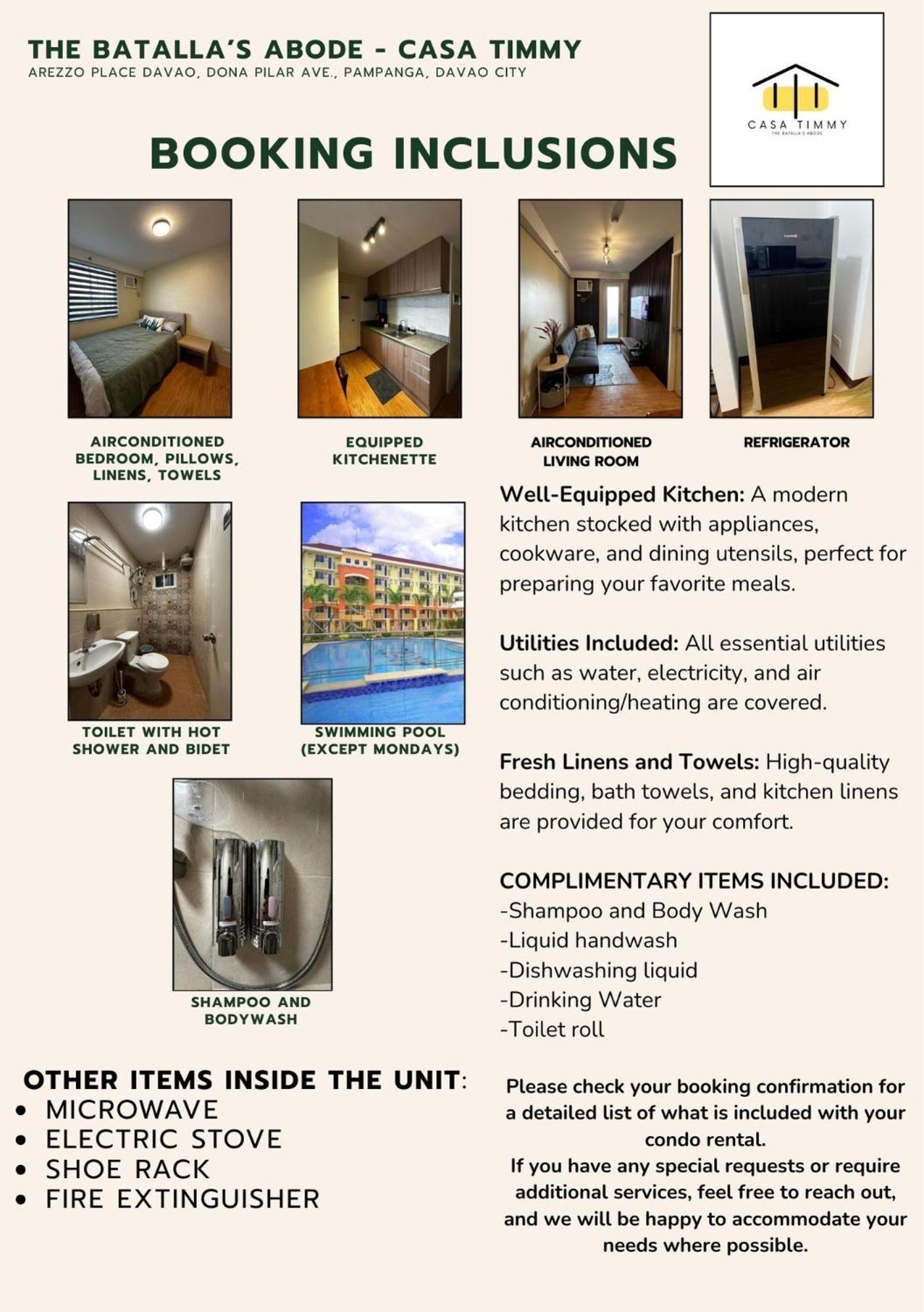 Minimalist 1-Bedroom Condo Unit Casa Timmy Davao Zewnętrze zdjęcie